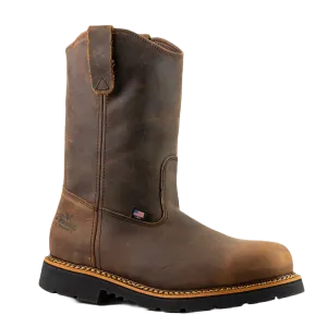 Thorogood® Men's 10" Steel Toe Wellington Brown Work Boots 804-3310