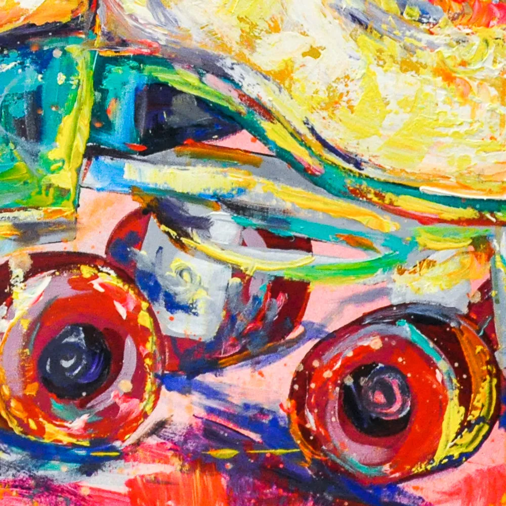 Tie-Dye Roller Skates (2019)