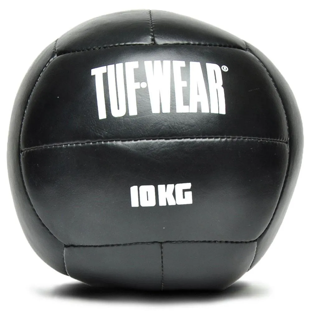 Tuf Wear Leather Medicine Ball Black 7Kg