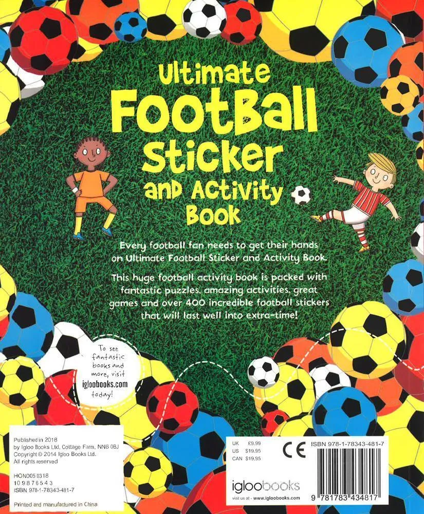 Ultimate Football Sticker and Activity Book