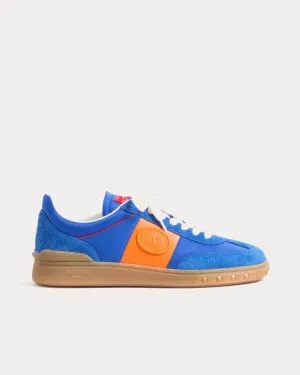 Upvillage Crust Leather & Nylon Acid Bluette Low Top Sneakers
