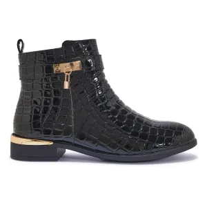 WFCHAT11 – WIDE FIT CHELSEA BOOTS WITH GOLD