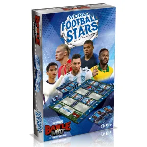 World Football Stars Top Trumps Battle Mat Card Game